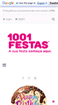 Mobile Screenshot of 1001festas.pt