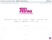 Tablet Screenshot of 1001festas.pt